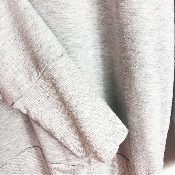 Garnet Hill Cowl Neck Pull Over Tunic | Heather Gray | Size Large - Picture 7 of 10